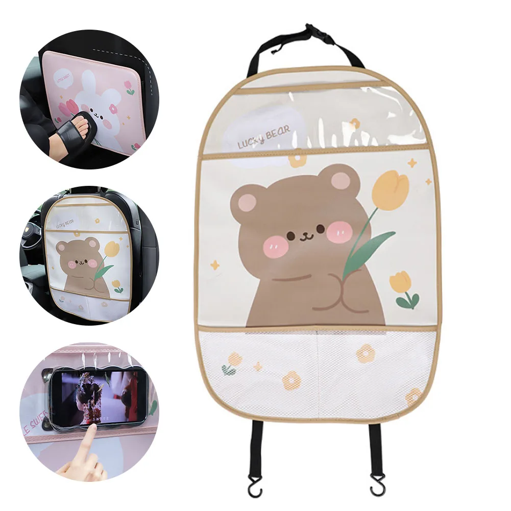 Universal Car Backseat Protector Cartoon Kick Mat With Storage Pockets Seat Back Cover Anti-Kick Pad For Kids Waterproof Leather
Universal Car Backseat Protector Cartoon Kick Mat With Storage Pockets Seat Back Cover Anti-Kick Pad For Kids Waterproof Leather