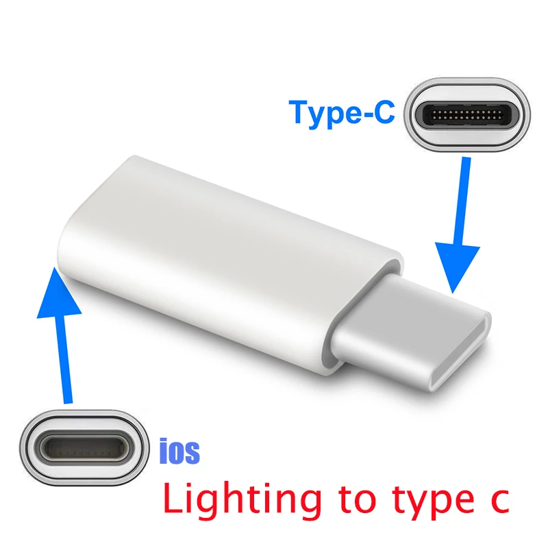 

Lightning ios to Type C Adapter Charging Adapter for Samsung LG Sony Motorola HTC Oneplus Xiaomi Vivo OPPO Phone for iPhone iPad