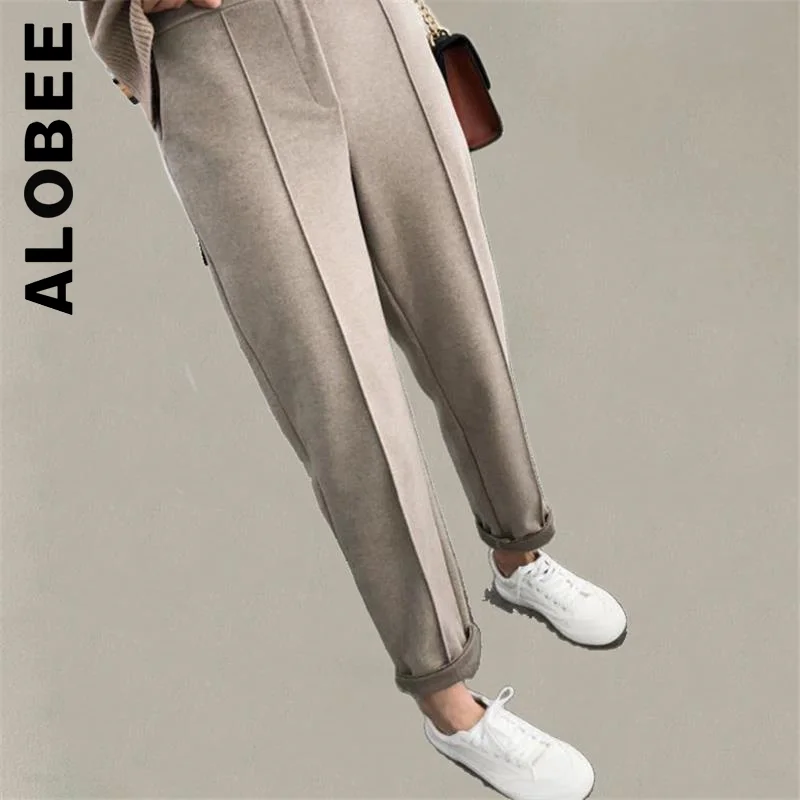 Alobee Women Spring Autumn Trousers Pants Thicken Vintage Chic Women's Pants Leg Soft Elastic Sexy Trendy Bottoms Female Mujer
Alobee Women Spring Autumn Trousers Pants Thicken Vintage Chic Women's Pants Leg Soft Elastic Sexy Trendy Bottoms Female Mujer