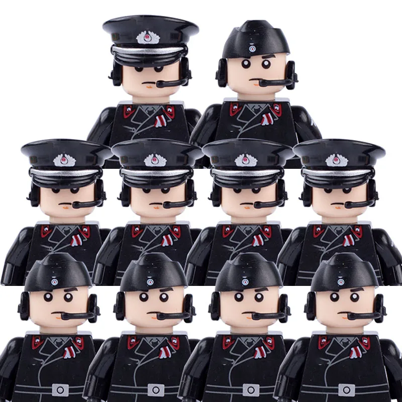 WW2 German Panzers Soldiers Building Blocks Military Tank Army Soldiers Figures Weapons Accessories Mini Bricks Children Toys
WW2 German Panzers Soldiers Building Blocks Military Tank Army Soldiers Figures Weapons Accessories Mini Bricks Children Toys