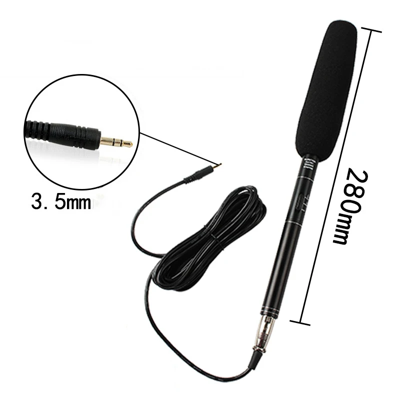 Outdoor live sound card computer microphone mobile phone SLR camera recording news interview camera microphone
Outdoor live sound card computer microphone mobile phone SLR camera recording news interview camera microphone