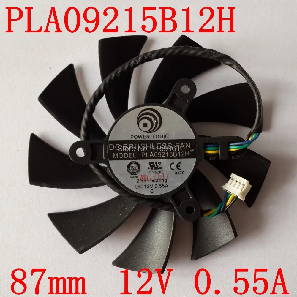 

Охлаждающий вентилятор для видеокарты MSI N560 570 580GTX HD6870, 4 провода, 4 контакта