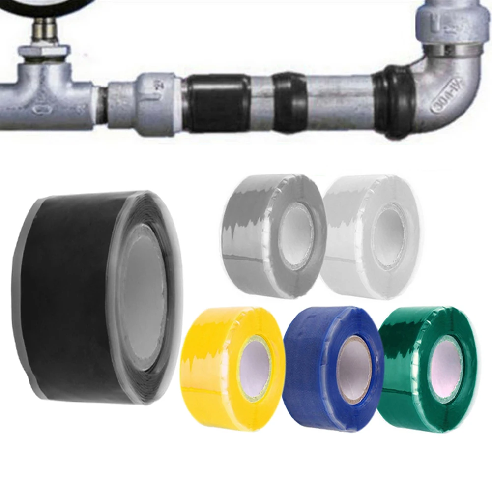 1.5m/3m Silicone Tape High-pressure Waterproof Rubber Self-adhesive Tape Stop Leaks Seal Repair Tape New 1pc
1.5m/3m Silicone Tape High-pressure Waterproof Rubber Self-adhesive Tape Stop Leaks Seal Repair Tape New 1pc