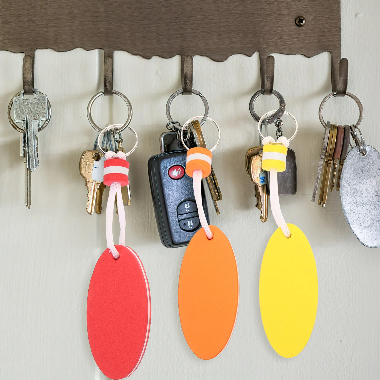 Key Holder Daily Use Keychain Water Sports Gift Eva Floating Oval Ring Small Fishing Decor
Key Holder Daily Use Keychain Water Sports Gift Eva Floating Oval Ring Small Fishing Decor