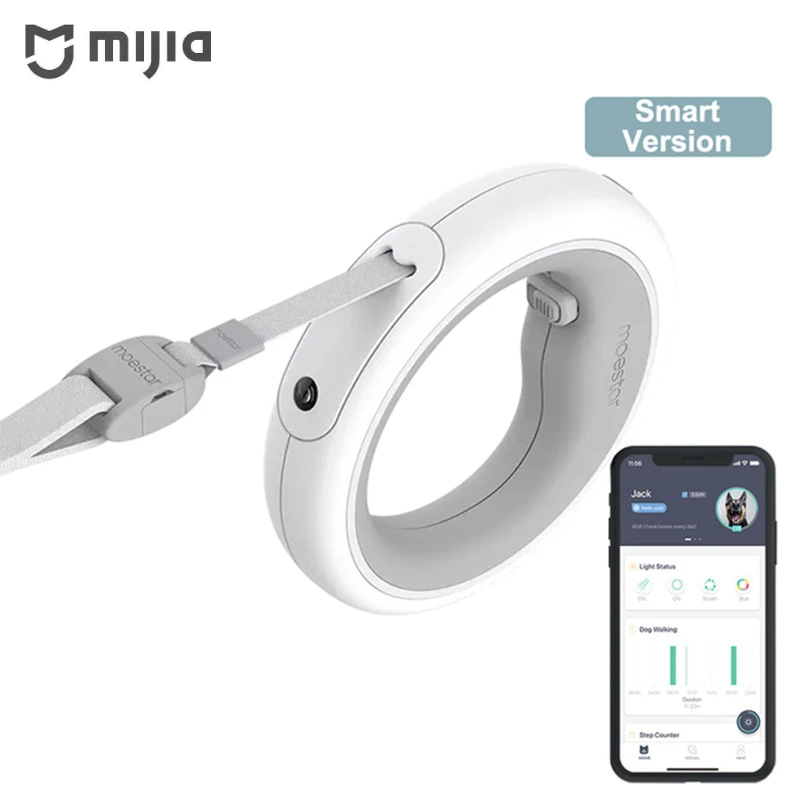 High Quality UFO Bluetooth Retractable Pet Leash Dog Cat Traction Rope With Smart Steps Counting LED Night Light Smart Version
High Quality UFO Bluetooth Retractable Pet Leash Dog Cat Traction Rope With Smart Steps Counting LED Night Light Smart Version
