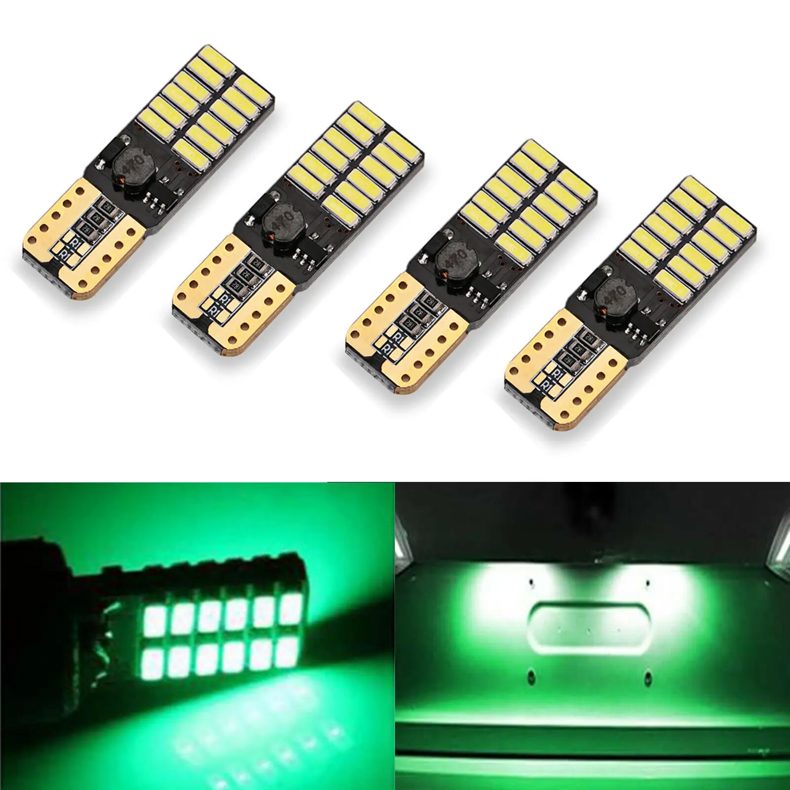 10pcs CANBUS T10 24smd LED Light Bulb Car No Error 3014 12V 24V Super Bright Clearance Bulbs Lamp White Yellow Blue Red Purple
10pcs CANBUS T10 24smd LED Light Bulb Car No Error 3014 12V 24V Super Bright Clearance Bulbs Lamp White Yellow Blue Red Purple