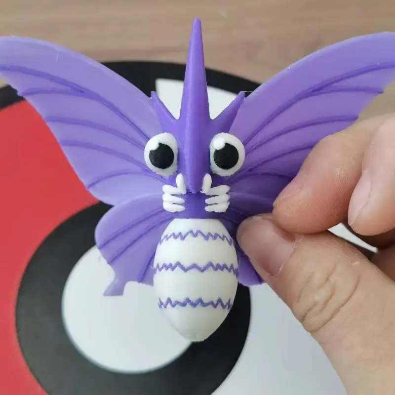 Фигурки из аниме Покемон Venomoth Venonat пропорциональный мир 1:20 сделай сам 3D-печать