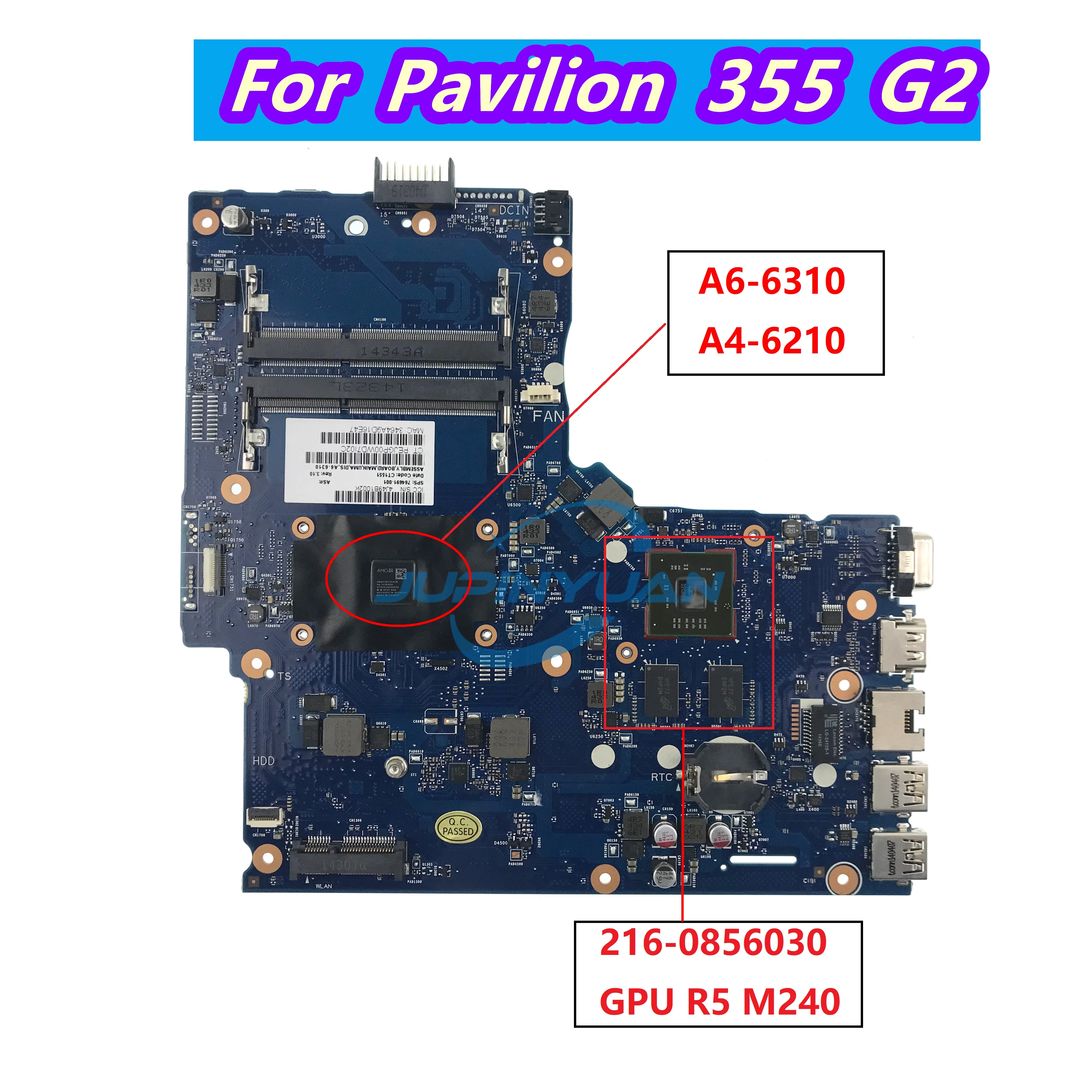 764685-001 материнская плата ICEA10-6050A2612501-MB-A01 для HP 355 G2 материнская плата 764091-001 764090-001 с A4-6210U A6-6310U
764685-001 материнская плата ICEA10-6050A2612501-MB-A01 для HP 355 G2 материнская плата 764091-001 764090-001 с A4-6210U A6-6310U