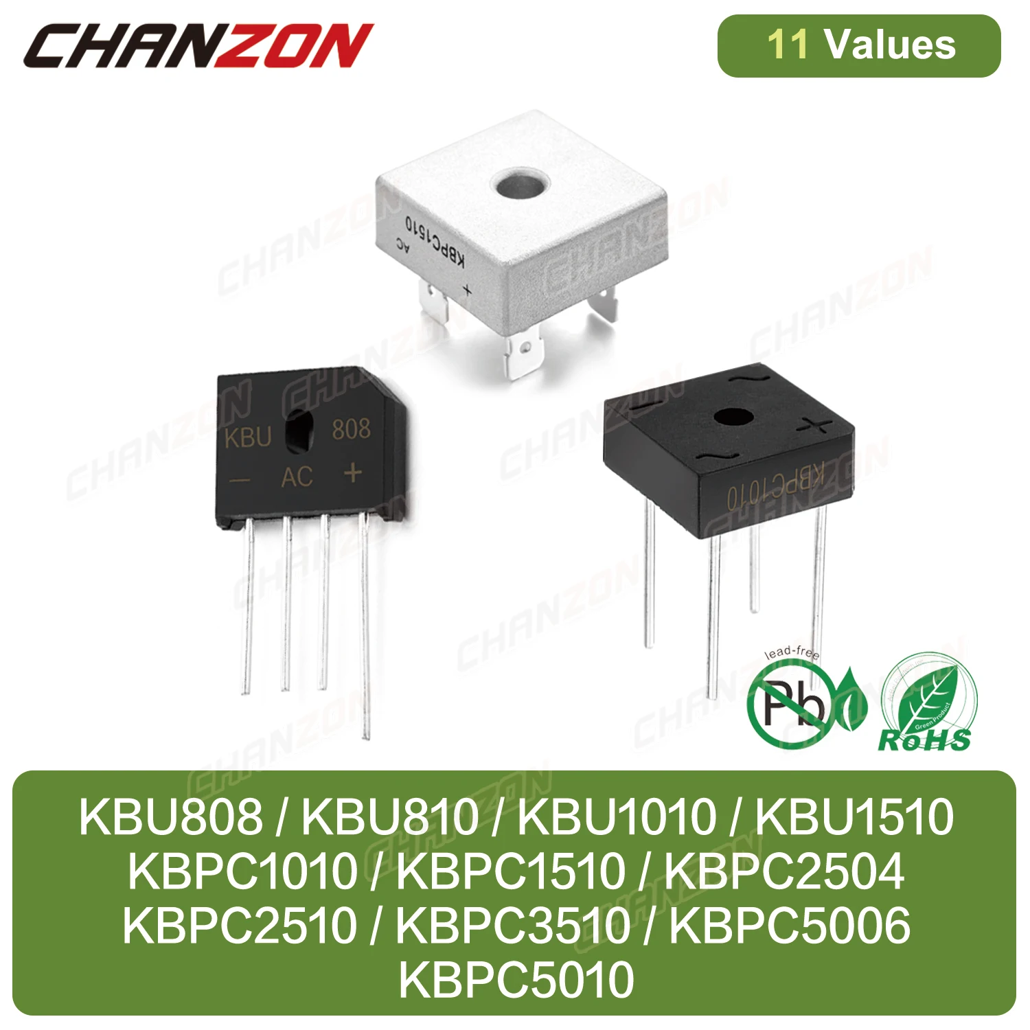 Диодный мост KBU808 KBU810 KBU1010 KBU1510 KBPC1010 KBPC1510 KBPC2504 KBPC2510 KBPC3510 KBPC5006 KBPC5010 высокой мощности
Диодный мост KBU808 KBU810 KBU1010 KBU1510 KBPC1010 KBPC1510 KBPC2504 KBPC2510 KBPC3510 KBPC5006 KBPC5010 высокой мощности