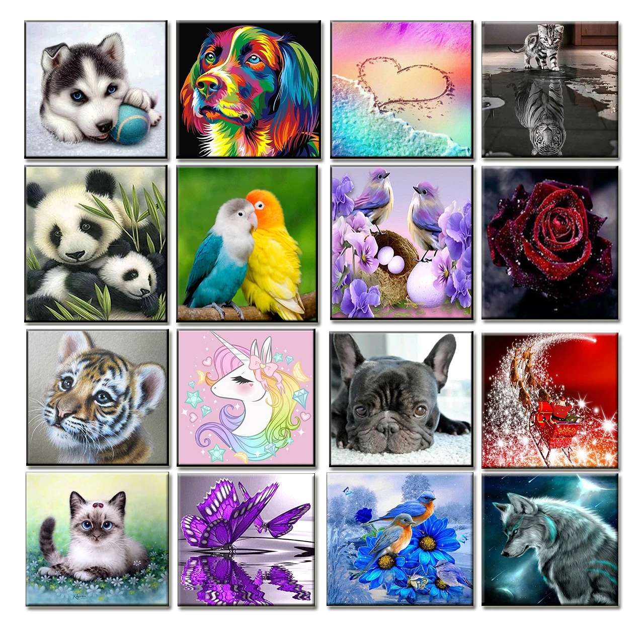 Diamond embroidery Cartoon Animal 5D DIY diamond painting round diamond cross stitch decorative landscape
Diamond embroidery Cartoon Animal 5D DIY diamond painting round diamond cross stitch decorative landscape