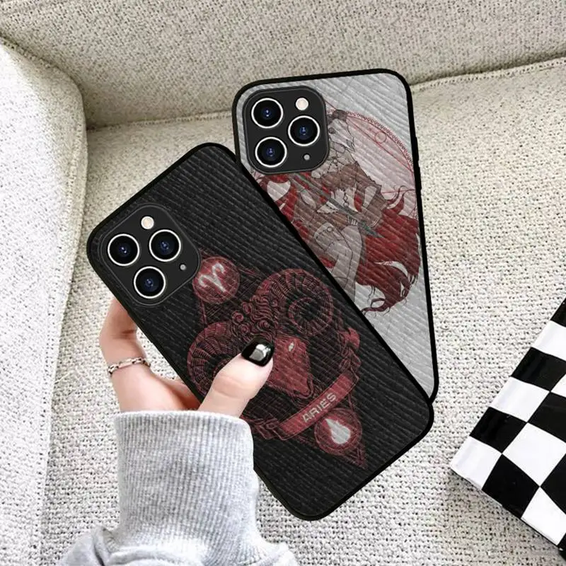Constellation Aries Phone Case Hard Leather Case for iPhone 11 12 13 Mini Pro Max 8 7 Plus SE 2020 X XR XS Coque
Constellation Aries Phone Case Hard Leather Case for iPhone 11 12 13 Mini Pro Max 8 7 Plus SE 2020 X XR XS Coque