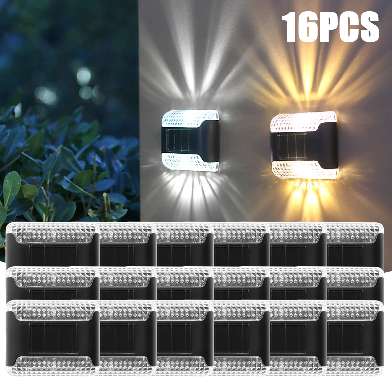 16pcs New Outdoor Solar Light Garden Decoration Outdoor Christmas Lights Solar LED Wall Lamp Street Solar Spotlight Smart Light
16pcs New Outdoor Solar Light Garden Decoration Outdoor Christmas Lights Solar LED Wall Lamp Street Solar Spotlight Smart Light