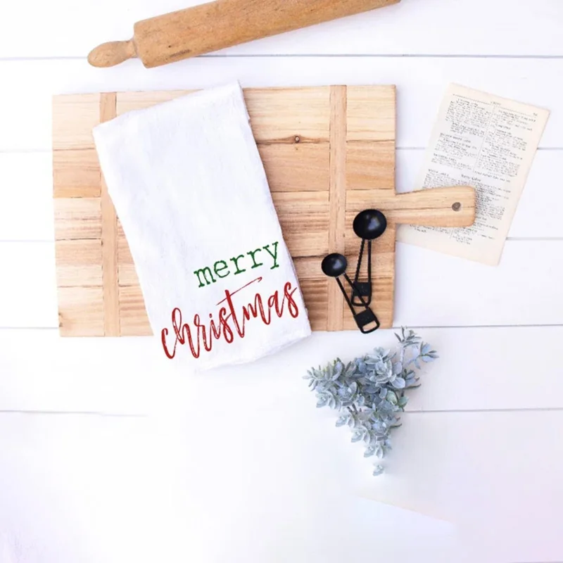 1pc 57x40cm Merry Christmas Tea Towel Christmas Kitchen Decor Christmas Decoration Gift Holiday Decor Xmas Table Dinner Supplies
1pc 57x40cm Merry Christmas Tea Towel Christmas Kitchen Decor Christmas Decoration Gift Holiday Decor Xmas Table Dinner Supplies