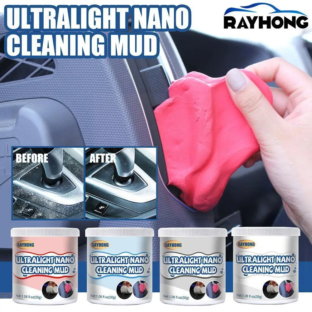 

Multifunction Cleaning Mud For Automobile Air Outlet Ultralight Soft Sticky Clean Slimy Gel For Keyboard Car Interior U4m0