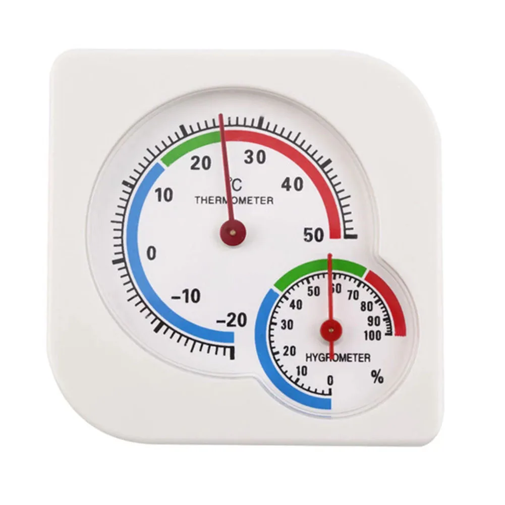 Humidity Thermometer -20-50 ℃ 0-100 (RH) 7.2*7.2cm Analogue Humidity Garden Indoor Outdoor Plastic Thermo-Hygrometer
Humidity Thermometer -20-50 ℃ 0-100 (RH) 7.2*7.2cm Analogue Humidity Garden Indoor Outdoor Plastic Thermo-Hygrometer