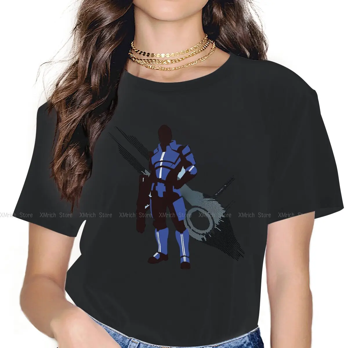 Kaidan Alenko Feminine Shirts Mass Effect ME1 Andromeda Legendary Edition RPG Oversized T-shirt Goth Vintage Female Clothing
Kaidan Alenko Feminine Shirts Mass Effect ME1 Andromeda Legendary Edition RPG Oversized T-shirt Goth Vintage Female Clothing