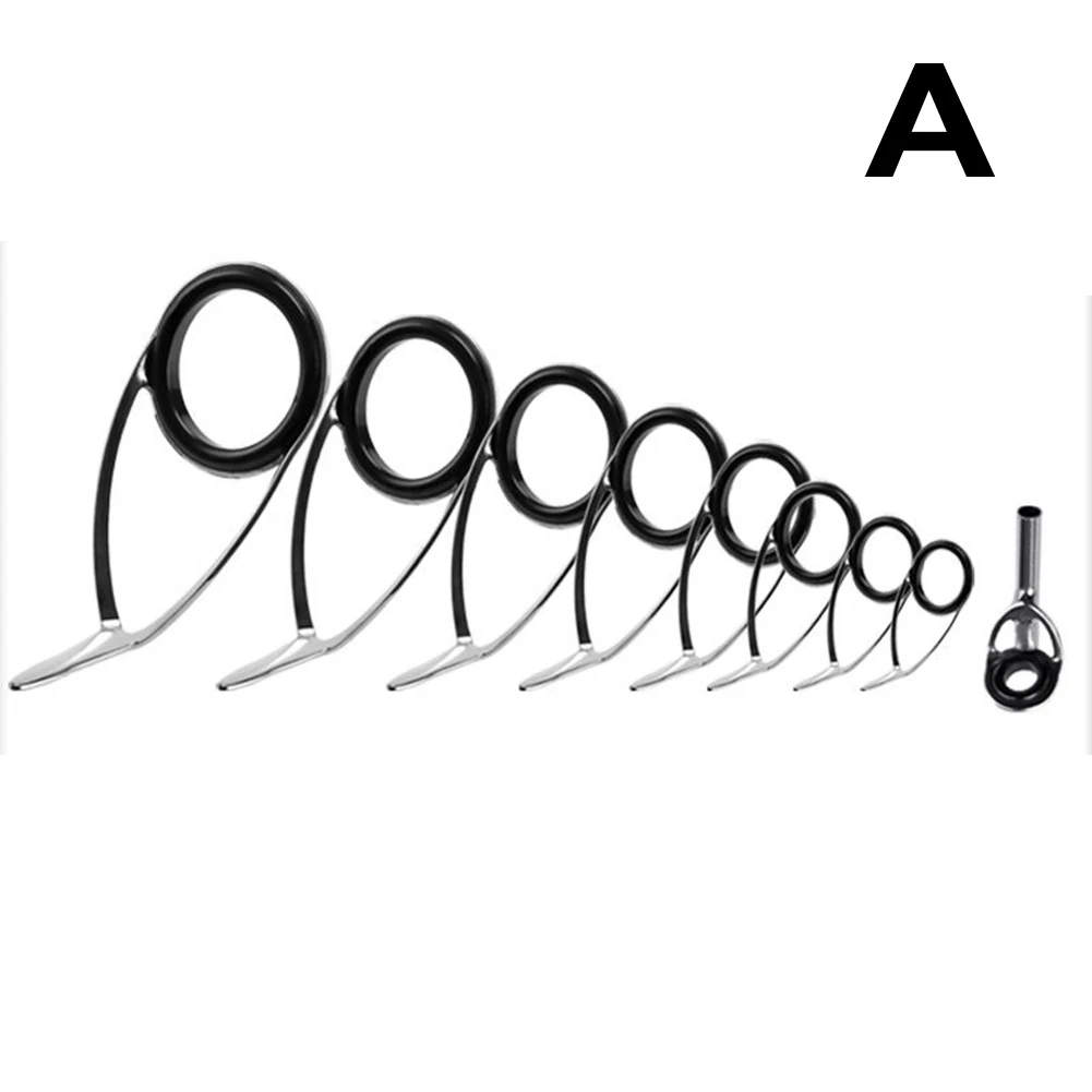 9pcs Guide Ring Over Rings Replacement Fishing Rod Top Ring Tip Eye Guide Repair Building Stainless Kit Set Fishing Tools
9pcs Guide Ring Over Rings Replacement Fishing Rod Top Ring Tip Eye Guide Repair Building Stainless Kit Set Fishing Tools