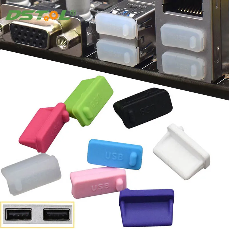 5Pcs Silicone Anti Dust Plug Stopper Universal Dustproof USB Port Interface Cover For Laptop PC Pink Black White Purple Clear
5Pcs Silicone Anti Dust Plug Stopper Universal Dustproof USB Port Interface Cover For Laptop PC Pink Black White Purple Clear
