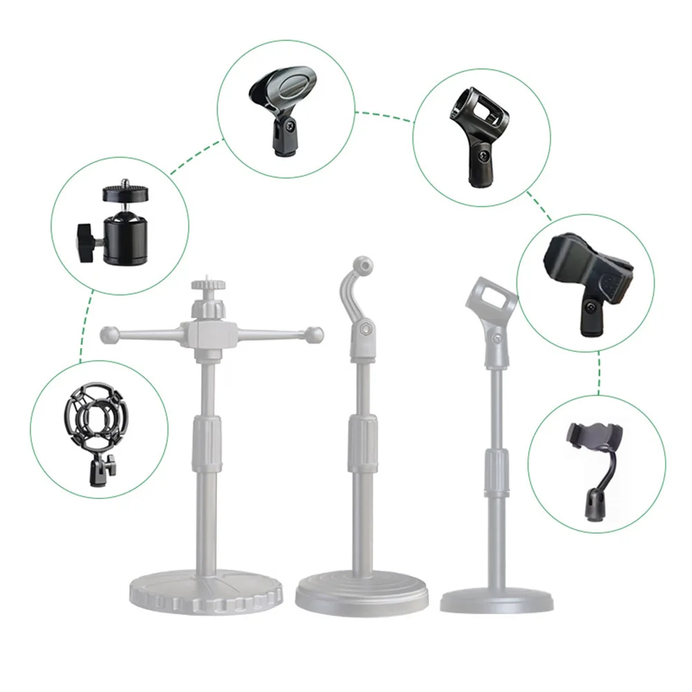Microphone Bracket Microphone Stand Phone Holder Mic Bracket Round Base Adjustable Height Camera Smartphone Microphone Stand
Microphone Bracket Microphone Stand Phone Holder Mic Bracket Round Base Adjustable Height Camera Smartphone Microphone Stand