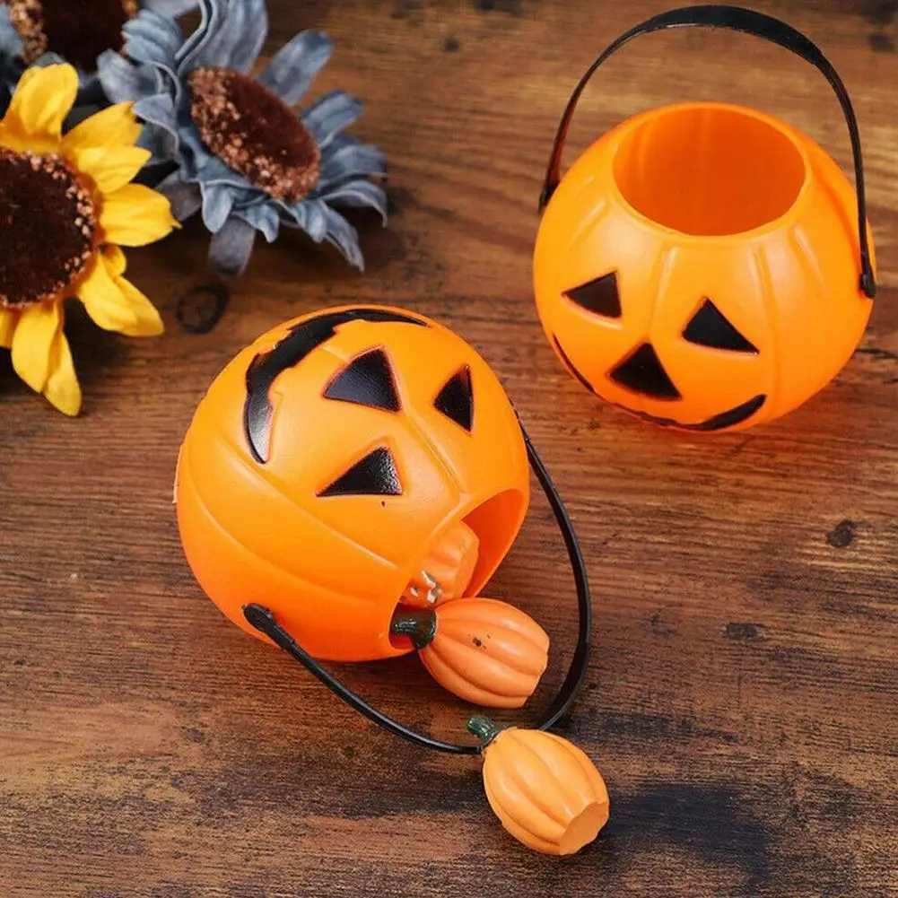 5 PCS Halloween Pumpkin Buckets Sweet Candy Holder Pot Kids Trick Or Treat Halloween Decor Halloween Party Supplies Cosplay
5 PCS Halloween Pumpkin Buckets Sweet Candy Holder Pot Kids Trick Or Treat Halloween Decor Halloween Party Supplies Cosplay
