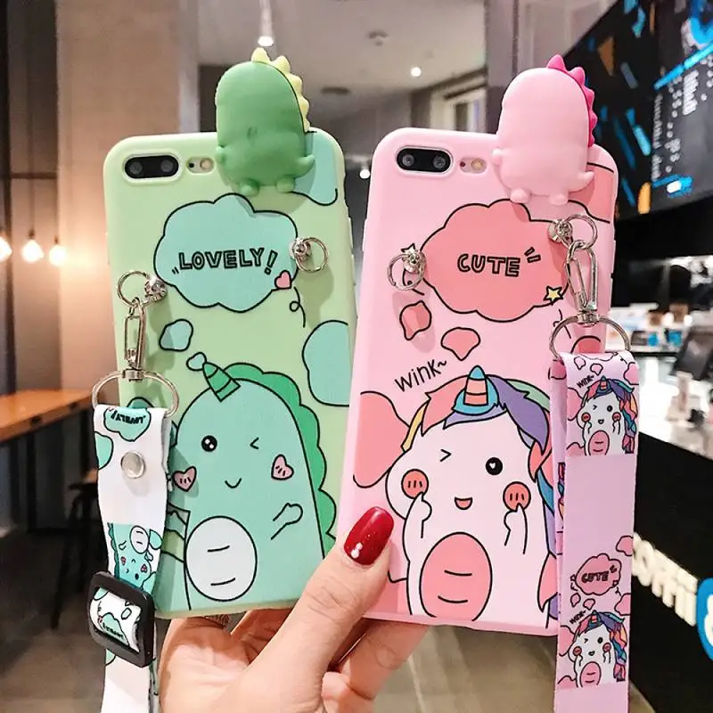 Pink Dinosaur Green Dinosaur Mirror lanyard Phone Case For Samsung S9 10 plus A52 51 72 30 205 305 11 30 50 750 70s J4 5 6 7
Pink Dinosaur Green Dinosaur Mirror lanyard Phone Case For Samsung S9 10 plus A52 51 72 30 205 305 11 30 50 750 70s J4 5 6 7