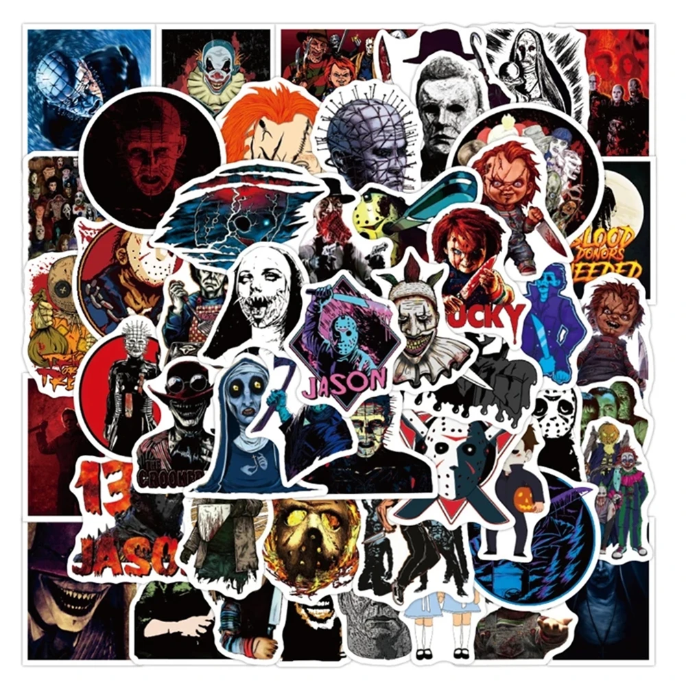 10/30/50 Pcs Horror Movie Series Thriller Character Graffiti Sticker Decorative Phone Case Thin Notebook Waterproof Sticker
10/30/50 Pcs Horror Movie Series Thriller Character Graffiti Sticker Decorative Phone Case Thin Notebook Waterproof Sticker