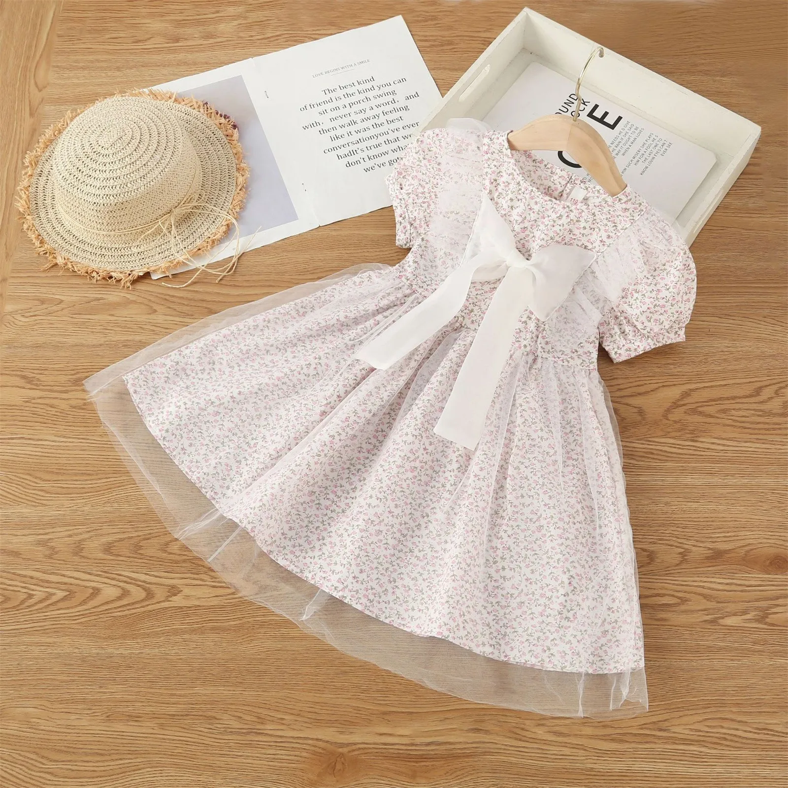3-10 Years Tollder Girls Summer Floral Dress Fashion Bubble Sleeve Bowknot Floral Princess Dress Tulle Party Dresses Vestidos
3-10 Years Tollder Girls Summer Floral Dress Fashion Bubble Sleeve Bowknot Floral Princess Dress Tulle Party Dresses Vestidos