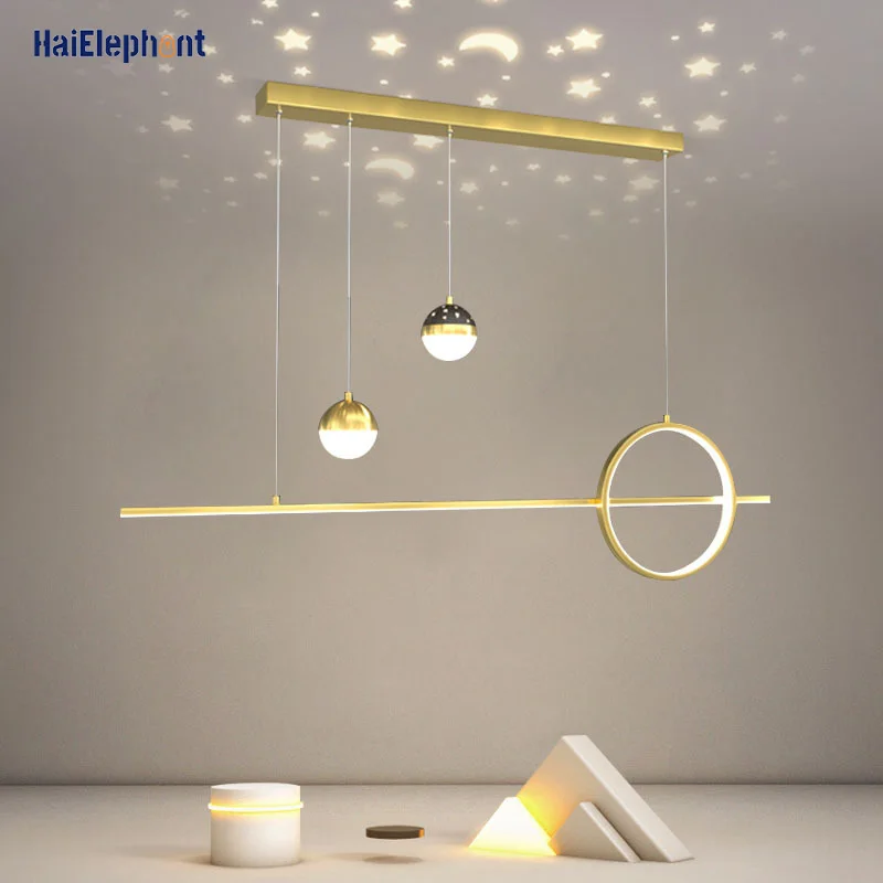 Modern Nordic LED Pendant Lights For Living Dining Room Bedroom Kitchen Stars Projection Hanging Lamps Indoor Lighting Fixtures
Modern Nordic LED Pendant Lights For Living Dining Room Bedroom Kitchen Stars Projection Hanging Lamps Indoor Lighting Fixtures