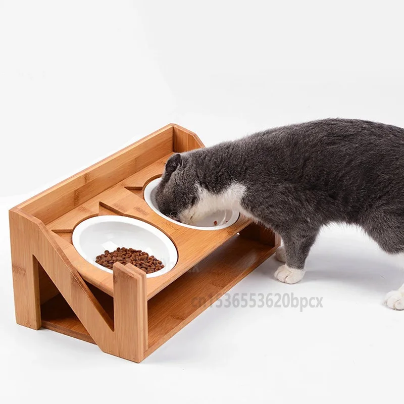 Cat Bowl Inclined Lifting Bowl Ceramic Cat Bowl Stainless Steel Cat Food Basin Adjustable Height Pet Food Basin
Cat Bowl Inclined Lifting Bowl Ceramic Cat Bowl Stainless Steel Cat Food Basin Adjustable Height Pet Food Basin