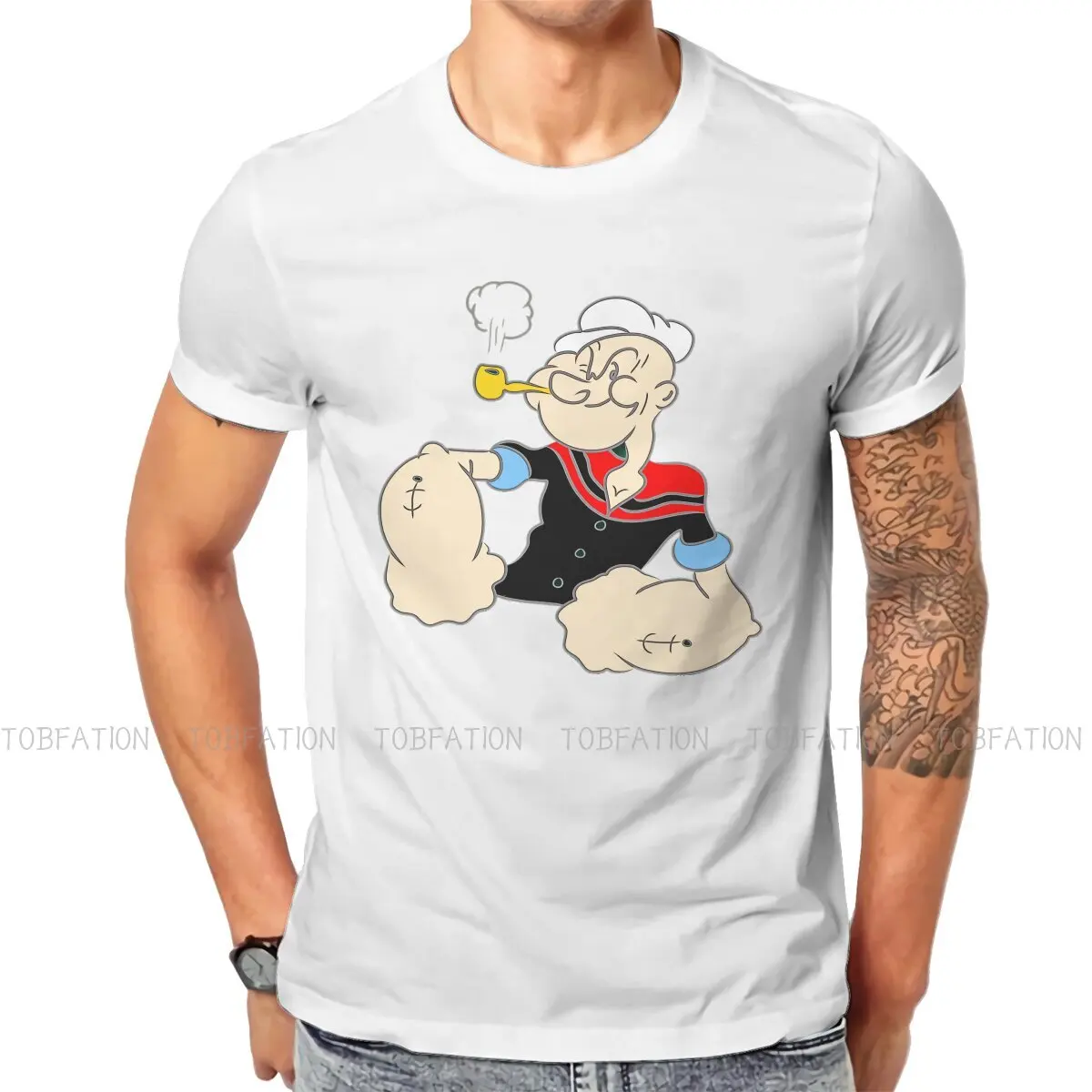Popeye the Sailor Man Pure Cotton TShirt Smoke Basic T Shirt Oversized Men Clothes New Design Big Sale
Popeye the Sailor Man Pure Cotton TShirt Smoke Basic T Shirt Oversized Men Clothes New Design Big Sale