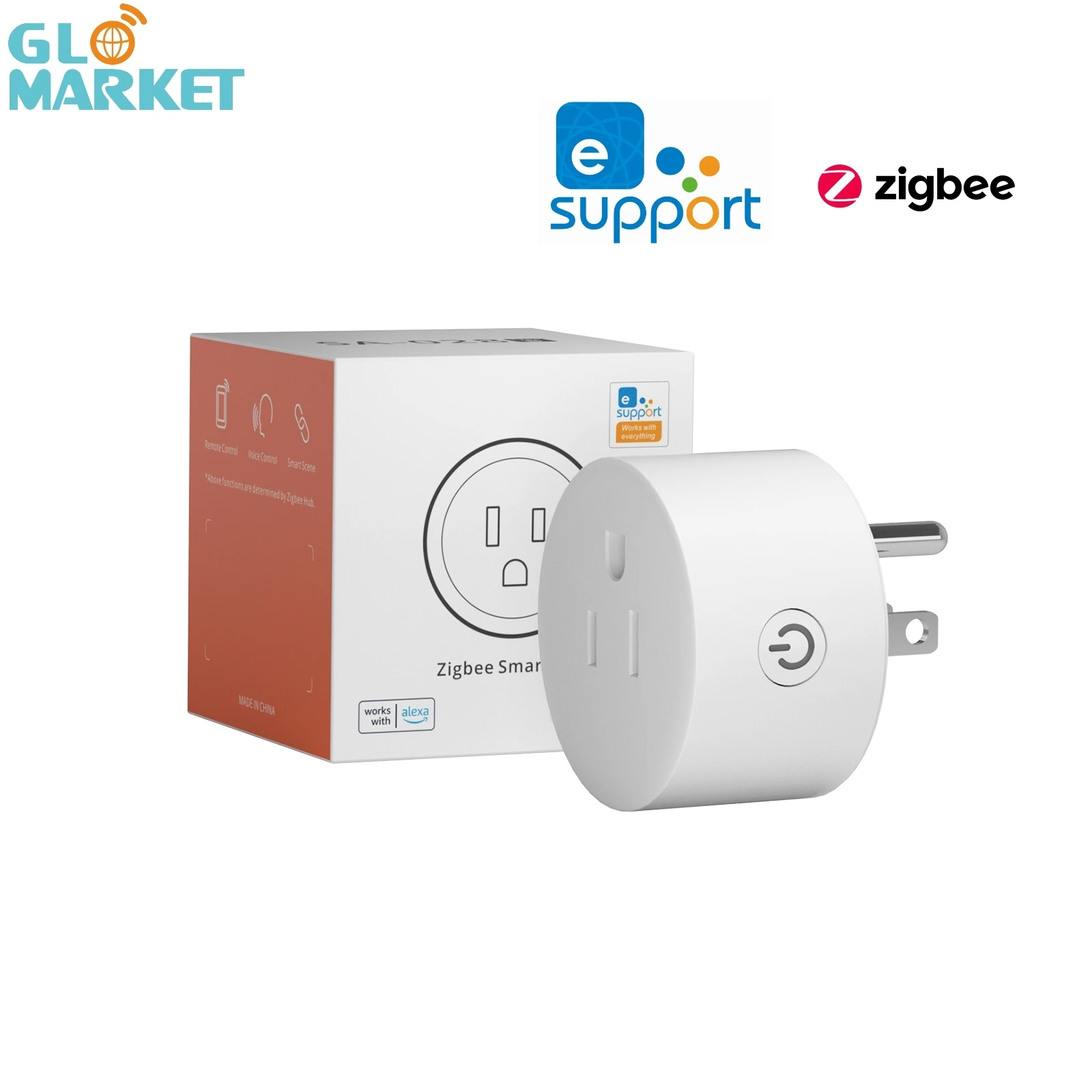 Умная розетка Glomarket eWeLink Zigbee с поддержкой Alexa Google Home APP Zigbee Plug
Умная розетка Glomarket eWeLink Zigbee с поддержкой Alexa Google Home APP Zigbee Plug