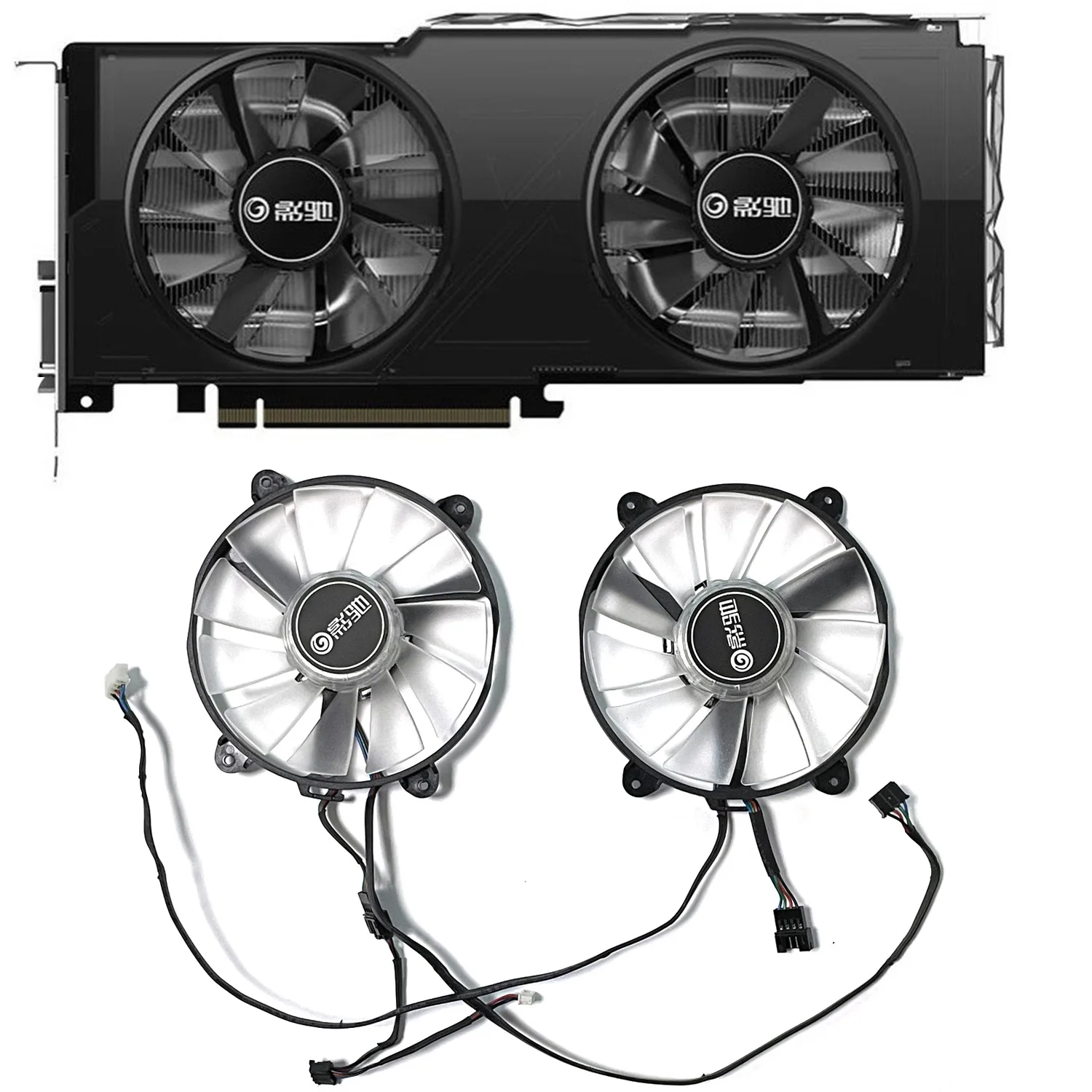 FY09015M12LPA 12V 0.45A Replacement Cooler Fan Computer GPU Graphics Card Fan for Galaxy Geforce RTX2060 Super RTX 2070
FY09015M12LPA 12V 0.45A Replacement Cooler Fan Computer GPU Graphics Card Fan for Galaxy Geforce RTX2060 Super RTX 2070