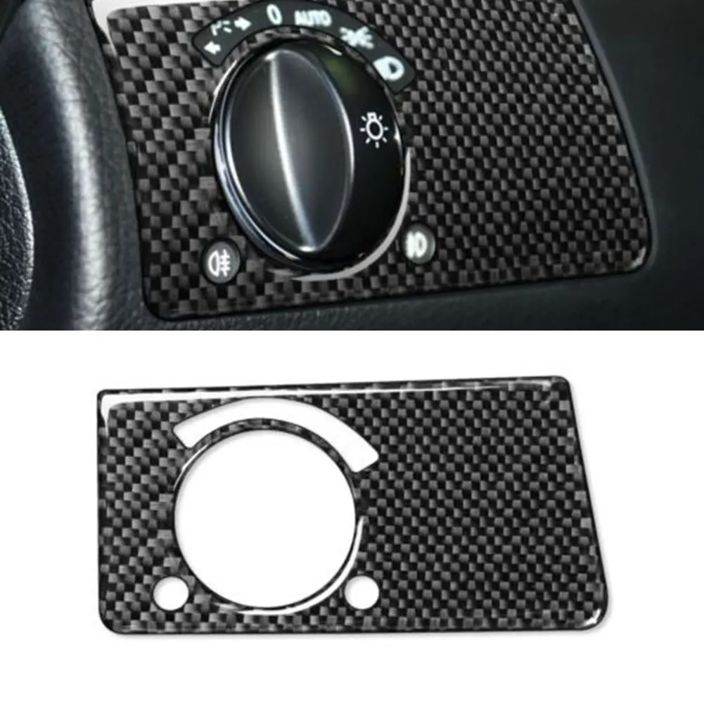 Carbon Fiber Car Headlight Control Switch Knob Frame Trim CoverFor Mercedes-Benz E-Class W211 2003-2009 Car Accessories
Carbon Fiber Car Headlight Control Switch Knob Frame Trim CoverFor Mercedes-Benz E-Class W211 2003-2009 Car Accessories