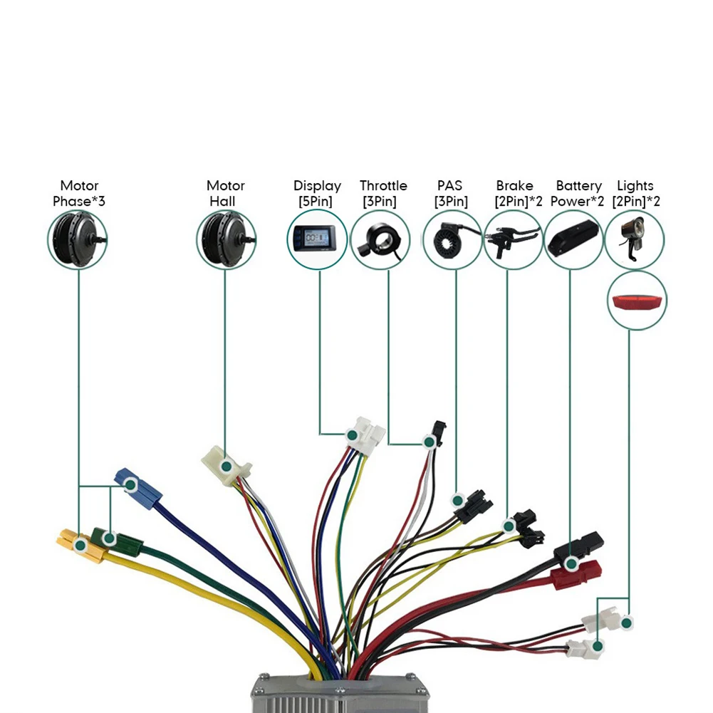 E-Bike Motor Controller Kit WIth Head Light Scooter OMT-M3 LCD Display 1000W 30A Cycling Electric Bicycle Accessories
E-Bike Motor Controller Kit WIth Head Light Scooter OMT-M3 LCD Display 1000W 30A Cycling Electric Bicycle Accessories