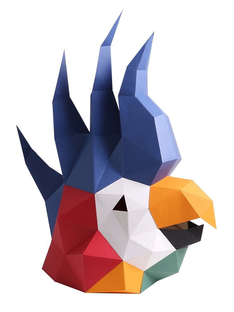 3D Бумажная форма, маска с головой попугая, головной убор, модель животного, реквизит для косплея на Хэллоуин, для женщин и мужчин, для вечерин...
3D Бумажная форма, маска с головой попугая, головной убор, модель животного, реквизит для косплея на Хэллоуин, для женщин и мужчин, для вечерин...