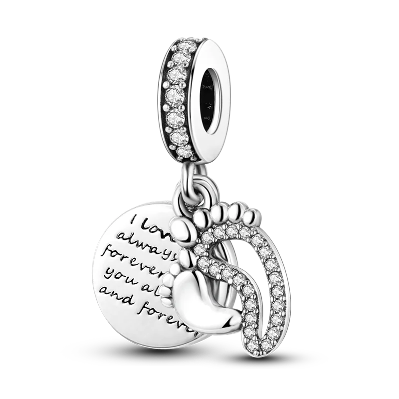 Cute 925 Sterling Silver Pave Zircon Dog Paw Print Dangle Charm Fit Pandora Bracelet & Bangle DIY Anniversary Jewelry Gift
Cute 925 Sterling Silver Pave Zircon Dog Paw Print Dangle Charm Fit Pandora Bracelet & Bangle DIY Anniversary Jewelry Gift