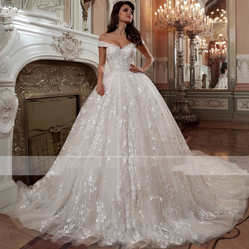 Ball Gown 2022 Hot Sale Flower Lace Chiffon Beach Dresses for Wedding Bridal Gowns Back Lace Up
Ball Gown 2022 Hot Sale Flower Lace Chiffon Beach Dresses for Wedding Bridal Gowns Back Lace Up