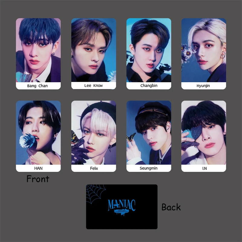 KPOP Stray kids MANIAC in JAPAN Photocard Lomo Card 8Pcs/Set Double-sided Postcard Bang Chan Hyunjin Fans Collection Gift B23
KPOP Stray kids MANIAC in JAPAN Photocard Lomo Card 8Pcs/Set Double-sided Postcard Bang Chan Hyunjin Fans Collection Gift B23