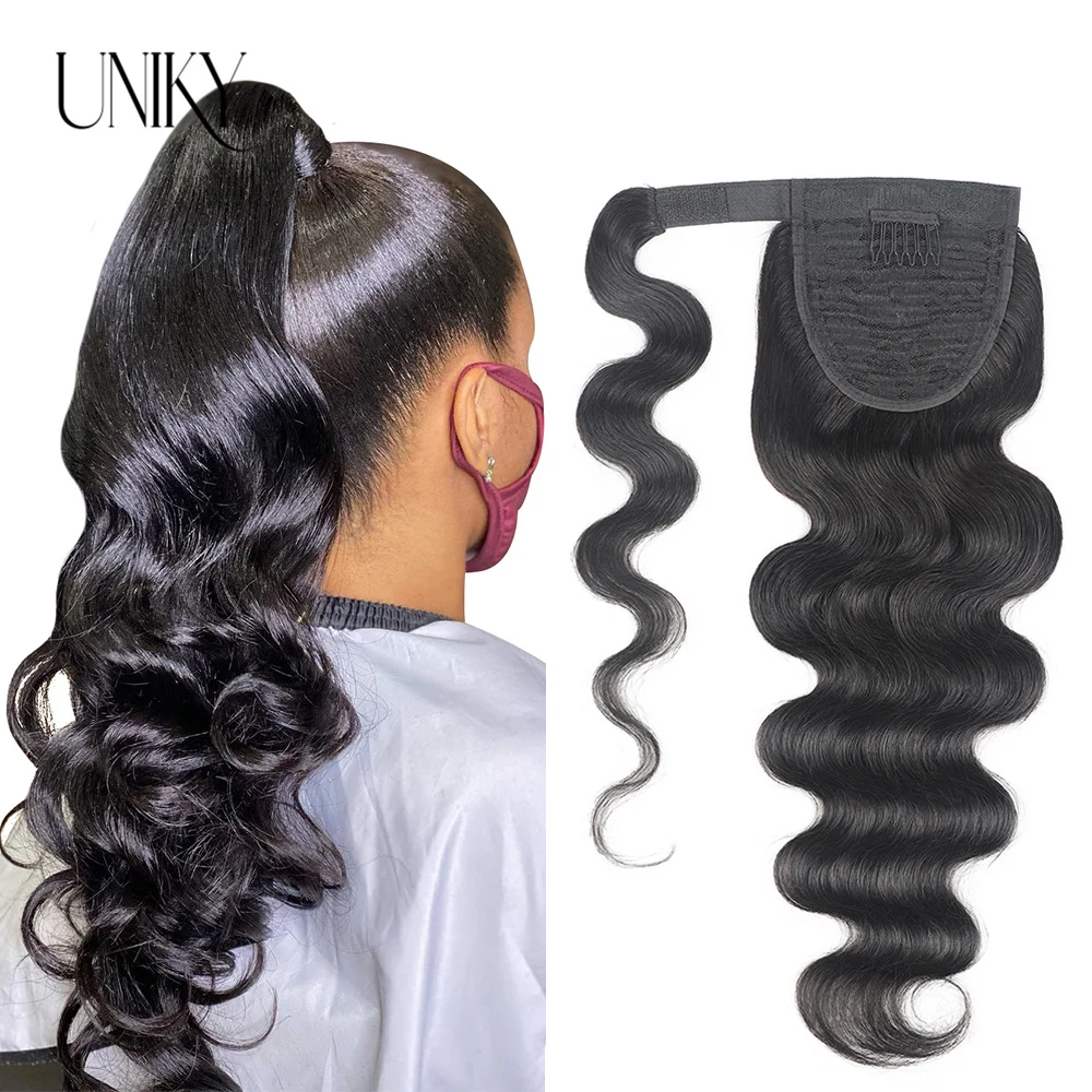 Ponytail Human Hair Wrap Around Ponytail Extensions Body Wave Remy Hair Clip in Hair Extensions Pony Tail Clip in Hairpiece
Ponytail Human Hair Wrap Around Ponytail Extensions Body Wave Remy Hair Clip in Hair Extensions Pony Tail Clip in Hairpiece
