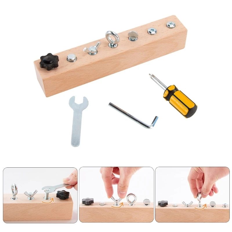 Montessori Screwdriver Board Set Toy for 3 4 5 Years Old Kids and Toddlers Screw Busyboard
Montessori Screwdriver Board Set Toy for 3 4 5 Years Old Kids and Toddlers Screw Busyboard