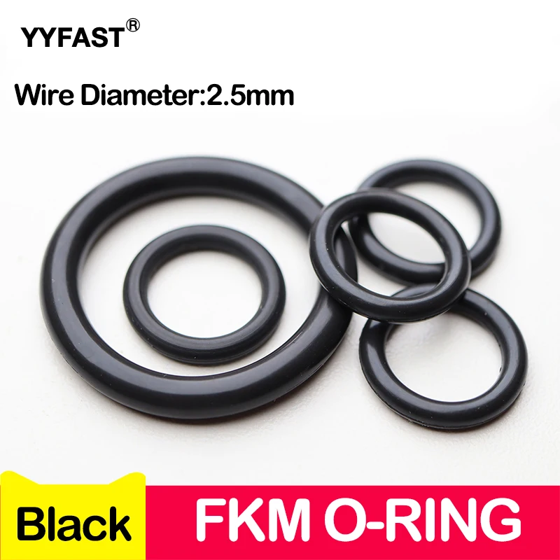 CS 2,5 мм, черное уплотнительное кольцо FKM, высокая термостойкость и коррозионная стойкость, фторкаучук, внешний диаметр 6-300 мм, диаметр провода
CS 2,5 мм, черное уплотнительное кольцо FKM, высокая термостойкость и коррозионная стойкость, фторкаучук, внешний диаметр 6-300 мм, диаметр провода
