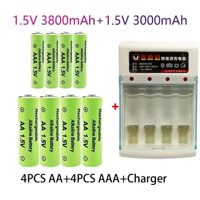 100% Original 1.5V AA3.8Ah+AAA3.0Ah Rechargeable Battery NI-MH 1.5 V Battery for Clocks Mice Computers Toys So on+free Shipping
100% Original 1.5V AA3.8Ah+AAA3.0Ah Rechargeable Battery NI-MH 1.5 V Battery for Clocks Mice Computers Toys So on+free Shipping