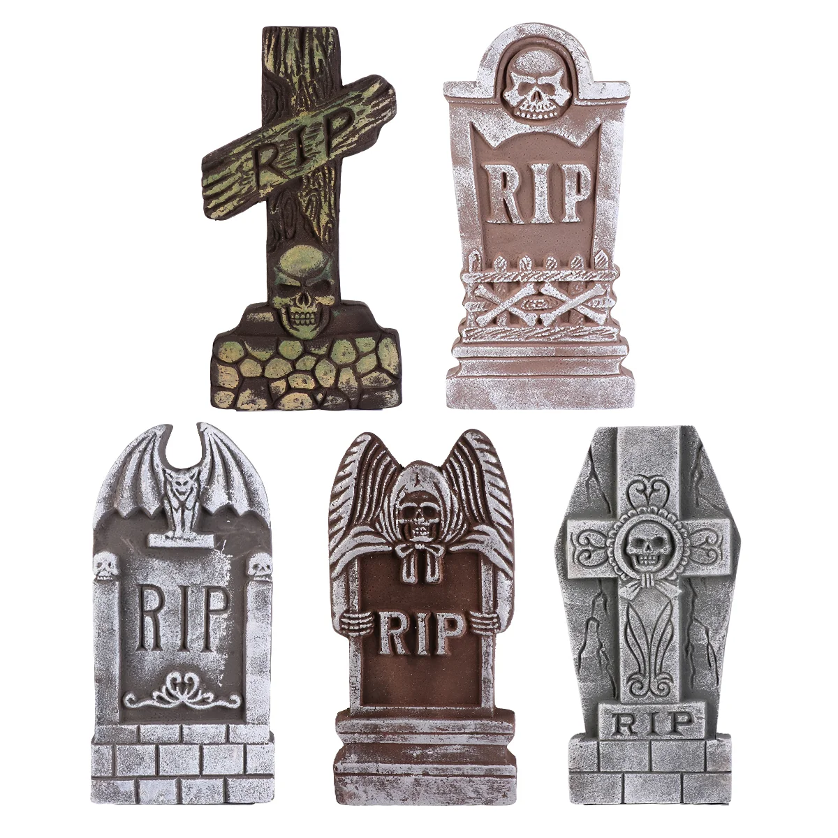 Tombstone Decorationstombstones Yard Decor Haunted House Scary Props Decoration Fake Outdoor Lawn Gravestone Rip Sign Stakes
Tombstone Decorationstombstones Yard Decor Haunted House Scary Props Decoration Fake Outdoor Lawn Gravestone Rip Sign Stakes