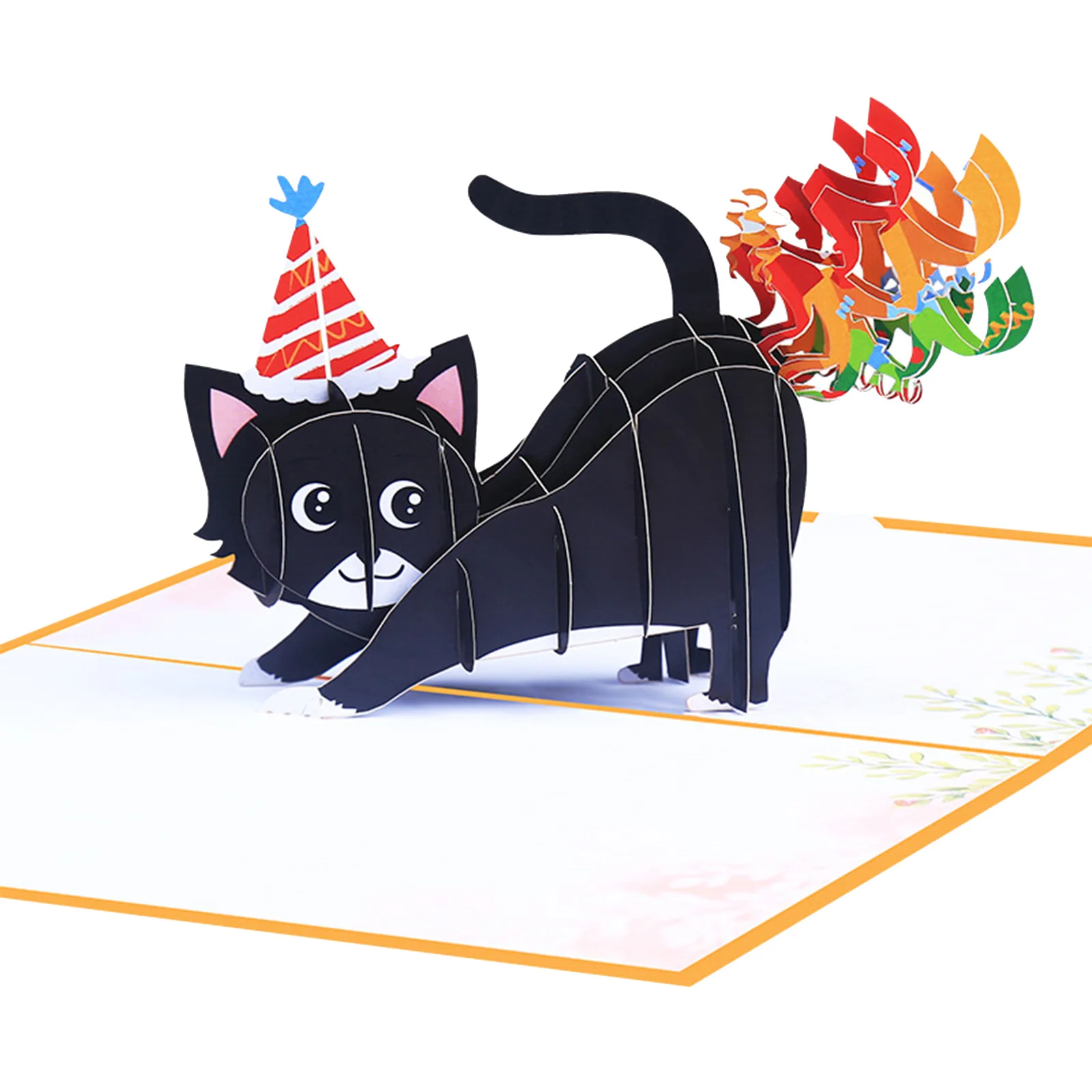 1pcs Happy Birthday Pop Up Card With Envelope Postcards 3D Black Cat Birthday Card Postcards Explosive Laughter Greeting
1pcs Happy Birthday Pop Up Card With Envelope Postcards 3D Black Cat Birthday Card Postcards Explosive Laughter Greeting