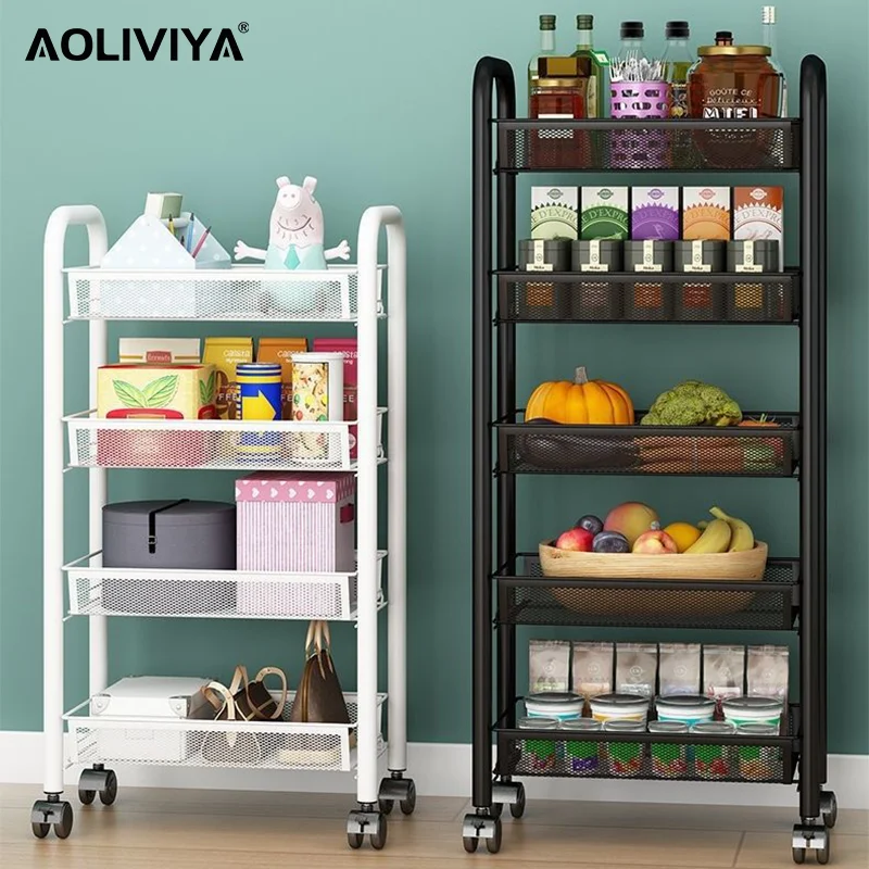 AOLIVIYA Trolley Kitchen Shelf Floor-to-ceiling Multi-layer Bedroom Snack Storage Shelf Vegetable Book Fruit Organizer
AOLIVIYA Trolley Kitchen Shelf Floor-to-ceiling Multi-layer Bedroom Snack Storage Shelf Vegetable Book Fruit Organizer