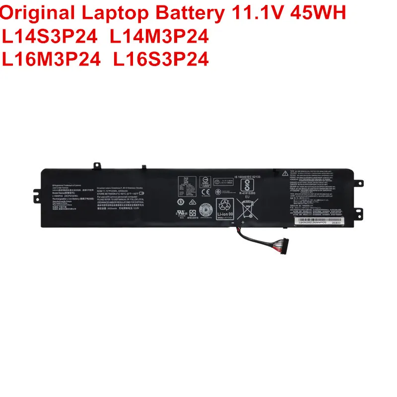 Original Laptop Battery 11.1V 45WH L14S3P24 L14M3P24 L16M3P24 L16S3P24 For Lenovo Ideapad Xiaoxin 700 R720 Y700-14ISK Y520-15IKB
Original Laptop Battery 11.1V 45WH L14S3P24 L14M3P24 L16M3P24 L16S3P24 For Lenovo Ideapad Xiaoxin 700 R720 Y700-14ISK Y520-15IKB