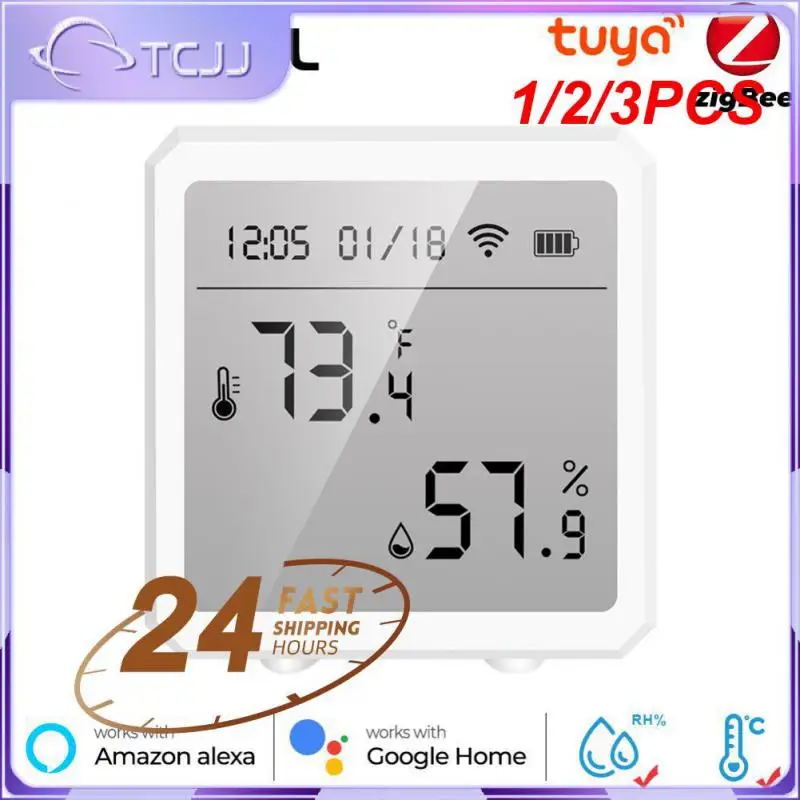 1/2/3PCS Tuya Smart Home Temperature Humidity Sensor with LCD Digital Display Smart Life APP Voice Control Work With
1/2/3PCS Tuya Smart Home Temperature Humidity Sensor with LCD Digital Display Smart Life APP Voice Control Work With