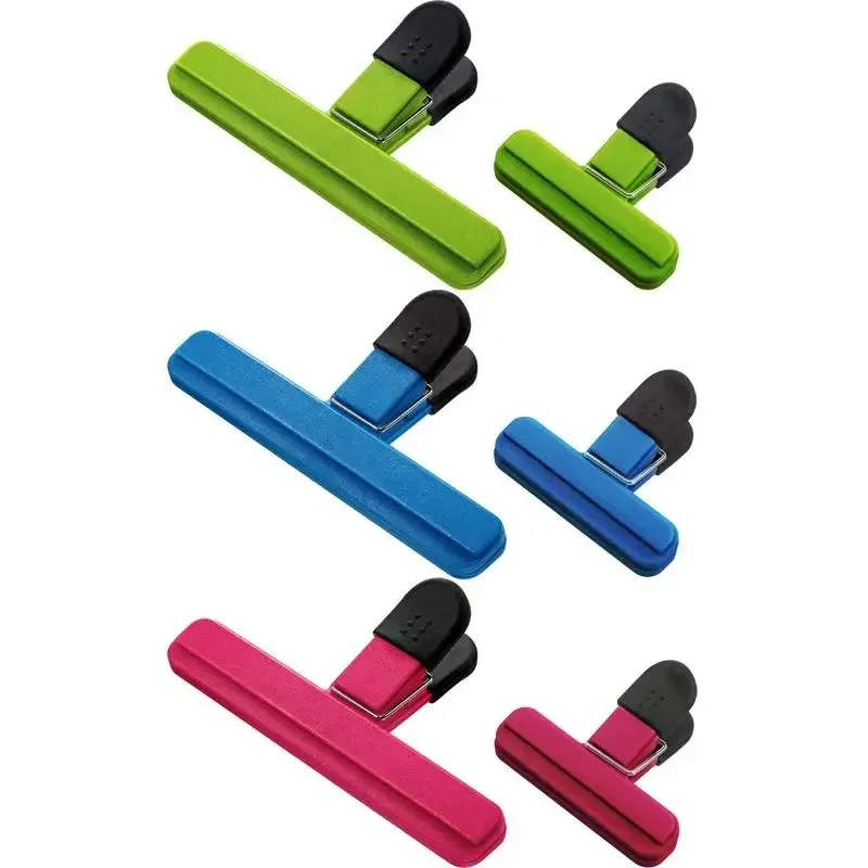 6 шт. Пластиковые зажимы для пакетов 
6 шт. Пластиковые зажимы для пакетов