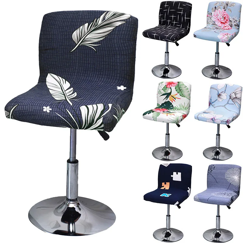 Elastic Bar Stool Chair Cover Removable Short Back Chairs Slipcover Rotating Lift Chair Dust Protector Stretch Office Seat Case
Elastic Bar Stool Chair Cover Removable Short Back Chairs Slipcover Rotating Lift Chair Dust Protector Stretch Office Seat Case