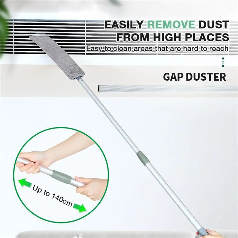 Retractable Gap Dust Cleaning Artifact Long Crevice Dust Brush Telescopic Microfiber Dust Mites Cleaning Tools Artifact Cleaner
Retractable Gap Dust Cleaning Artifact Long Crevice Dust Brush Telescopic Microfiber Dust Mites Cleaning Tools Artifact Cleaner